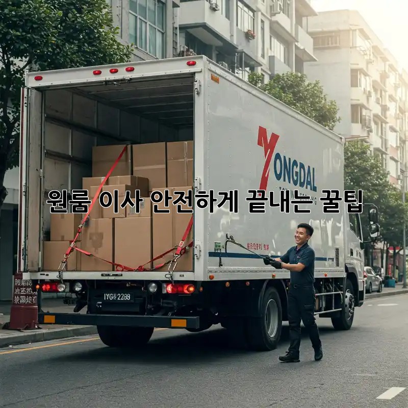 원룸 이사, 안전하게 끝내는 꿀팁!