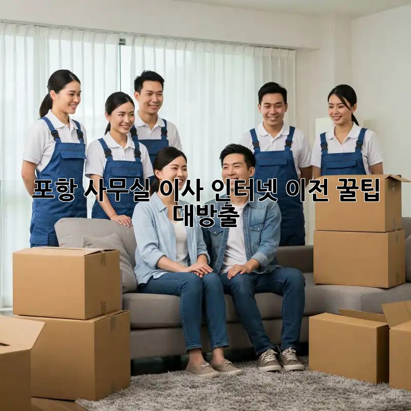 포항 사무실 이사, 인터넷 이전 꿀팁 대방출! 🚀
